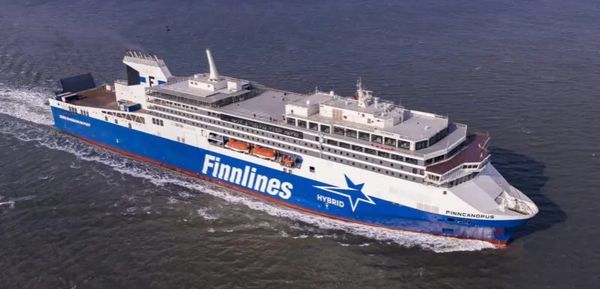 The second hybrid Superstar freight-passenger vessel delivered to Finnlines