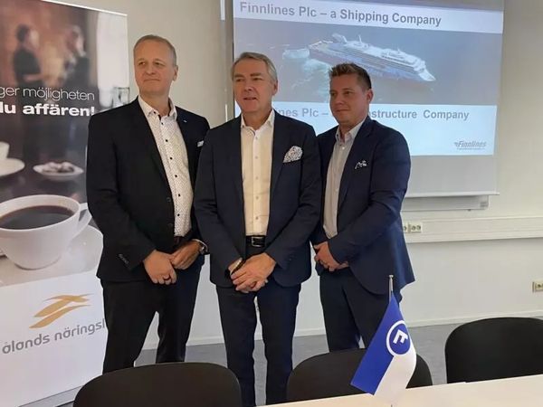 Finnlines möchte eine zuverlässige Seeverbindung bleiben – vertieft sein Engagement für Åland