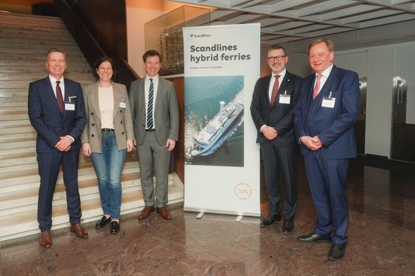 Scandlines Neujahrsempfang in Kiel: Emissionsfreier Fährbetrieb beginnt 2024